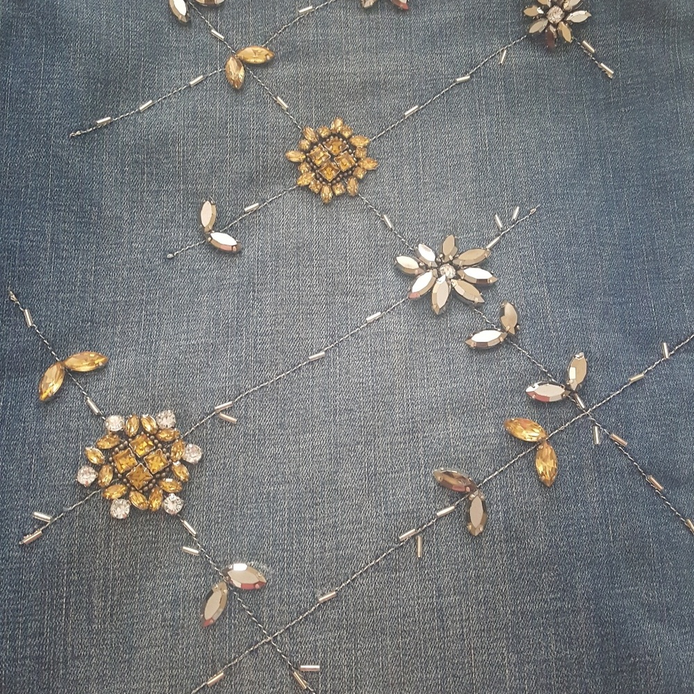 Lane Bryant Boyfriend Jeweled Jeans